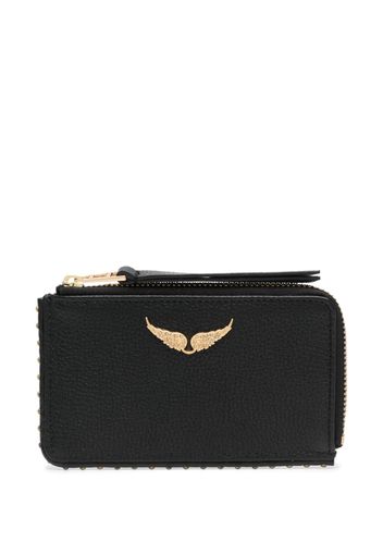 Zadig&Voltaire ZV calf-leather wallet - Schwarz