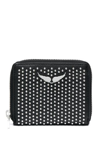 Zadig&Voltaire mini Zv stud-embellished wallet - Schwarz