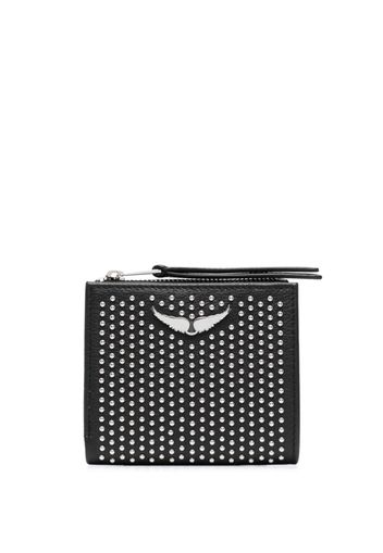 Zadig&Voltaire Dotted Swiss leather wallet - Schwarz