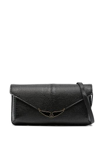 Zadig&Voltaire Borderline leather shoulder bag - Schwarz