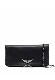 Zadig&Voltaire Rock Swing Your Wings clutch - Schwarz