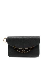 Zadig&Voltaire Borderline grained leather wallet - Schwarz