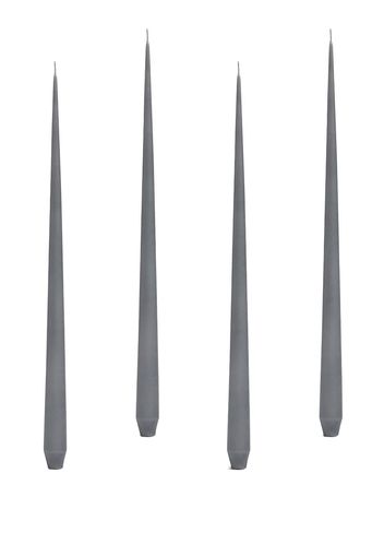 Zaha Hadid Design tapered set of four candles - Grau