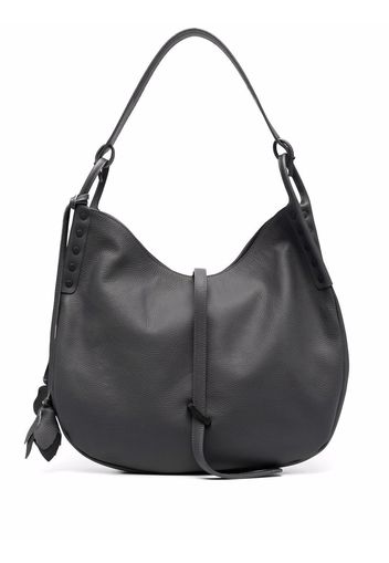 Zanellato grained leather tote bag - Grau