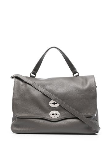 Zanellato Handtasche mit Nieten - Grau