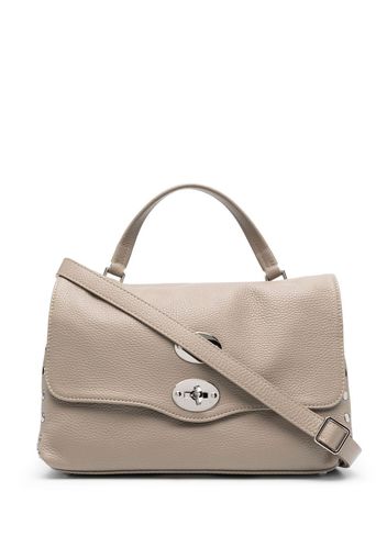 ZANELLATO small Postina® leather tote bag - Nude