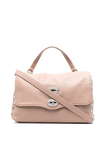 Zanellato stud-detail leather tote bag - Rosa