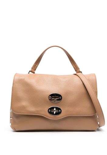 Zanellato Postina leather tote bag - Braun