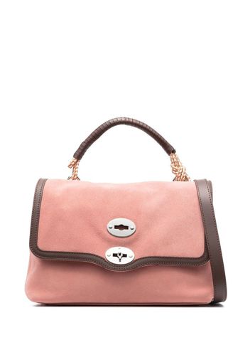 Zanellato Postina suede tote bag - Rosa