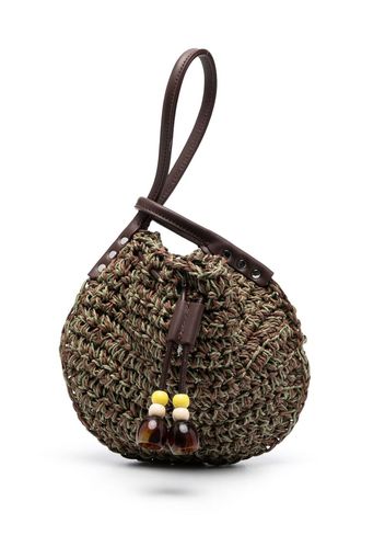 Zanellato Nanai woven shoulder bag - Braun