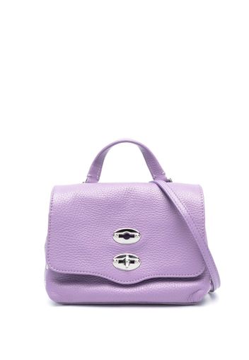 Zanellato medium Postina leather tote bag - Violett