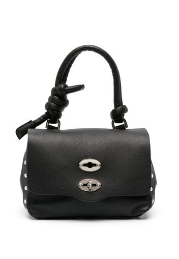 Zanellato small Postina leather tote bag - Schwarz