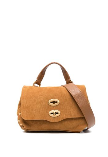 Zanellato Postina suede tote bag - Braun