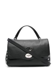 Zanellato Positano leather tote - Schwarz