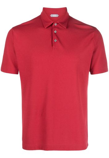 Zanone short-sleeve cotton polo shirt - Rot