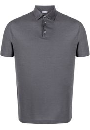 Zanone basic short-sleeved polo shirt - Grau