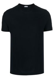 Zanone basic round-neck Tshirt - Blau