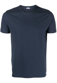 Zanone crew-neck cotton T-shirt - Blau