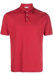 Zanone short-sleeve cotton polo shirt - Rot