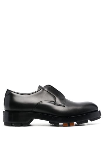 Zegna slip-on derby shoes - Schwarz