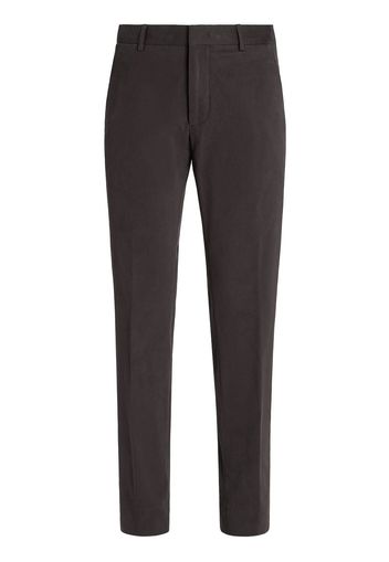 Zegna Halbhohe Hose - Braun