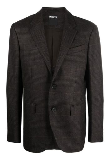 Zegna Kariertes Sakko - Braun