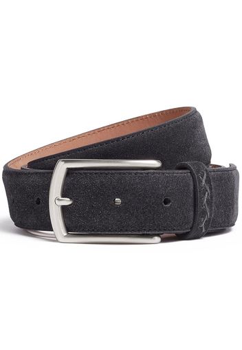 Zegna suede buckle belt - Blau