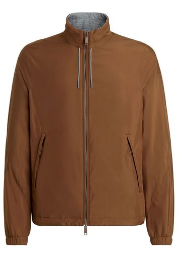 Zegna reversible zip-up sport jacket - Braun