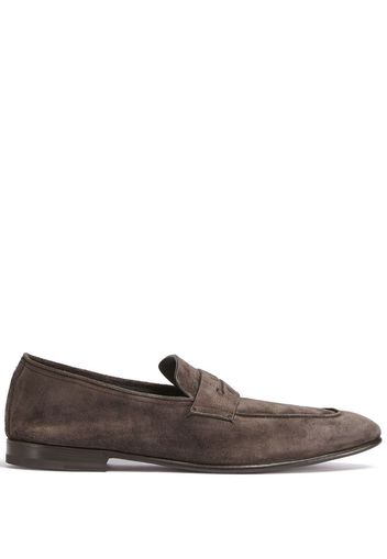 Zegna L'Asola suede loafers - Braun