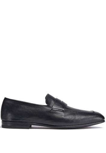 Zegna L'Asola leather loafers - Schwarz