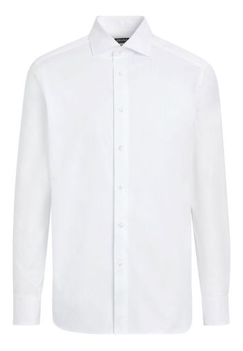 Zegna tailored-cut slim shirt - Weiß