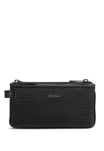 Zegna Pelletessuta™ Clutch - Schwarz