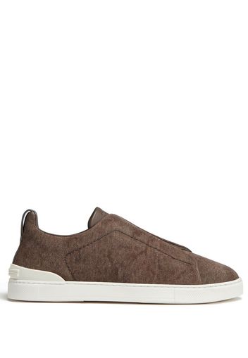 Zegna Triple Stitch Sneakers - Braun