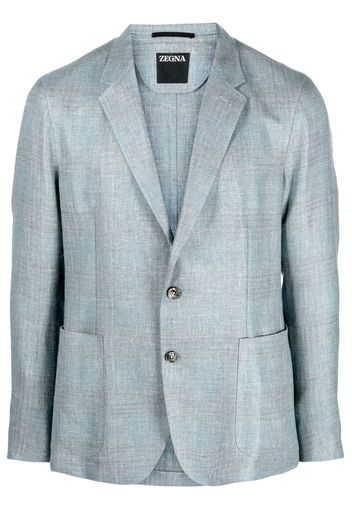 Zegna Einreihiges Sakko - Blau