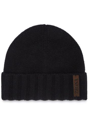 Zegna Oasi cashmere beanie - Schwarz