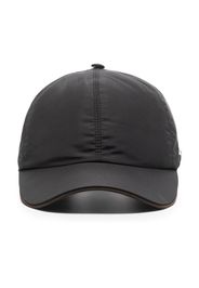 Zegna Baseballkappe mit Logo-Verzierung - Schwarz