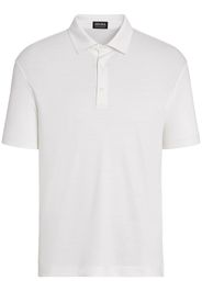 Zegna Poloshirt aus Wolle - Weiß