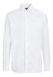 Zegna tailored-cut slim shirt - Weiß