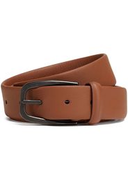 Zegna leather buckle belt - Braun