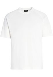 Zegna short-sleeved knit T-shirt - Weiß