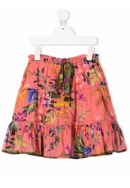 ZIMMERMANN KIDS Tropicana flounce skirt - Rosa