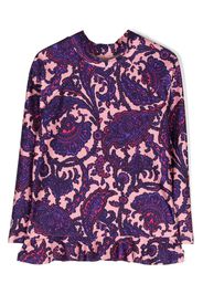 ZIMMERMANN Kids paisley-print sun-protective top - Violett