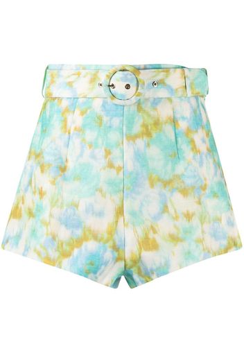 ZIMMERMANN Shorts mit Print - Grün