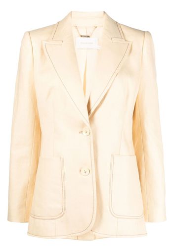 ZIMMERMANN High Tide tuxedo blazer jacket - Gelb