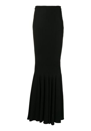 Zuhair Murad stretch-jersey long mermaid skirt - Schwarz