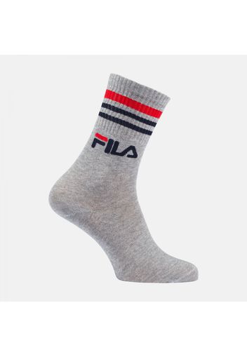 3er Pack Unisex Lifestyle Plain Socks grey