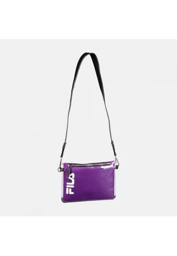 Transparent Cross Body Bag tillandsia-purple