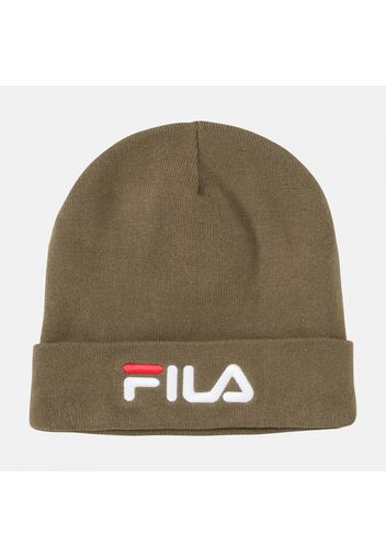 Slouchy Beanie Linear Logo deep-lichen