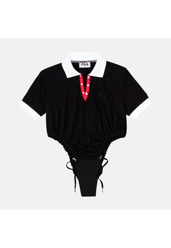 Y/Project Ruched Body Polo black