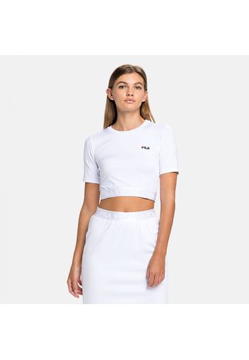 Caylin Cropped Tee white